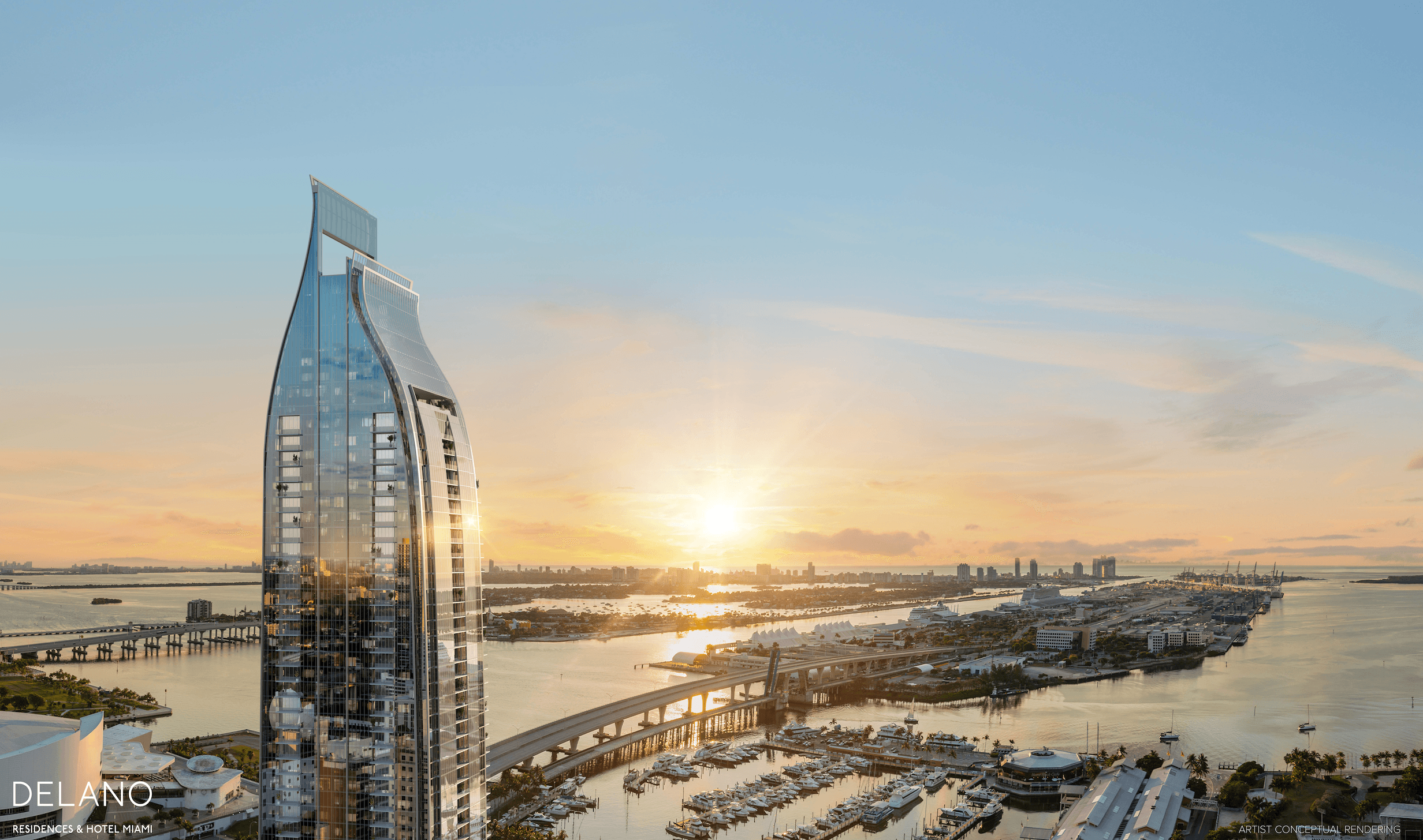 Delano Residences & Hotel: Miami’s Iconic Brand Debuts with Downtown’s Second Supertall