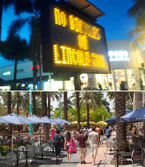 Bicycles Banned on Lincoln Road, but Bicyclists Do Not Care