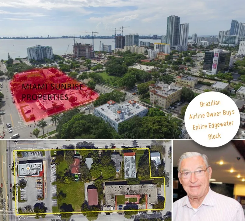 Brazilian Airline Owner Purchases Entire Edgewater Block… Well Almost