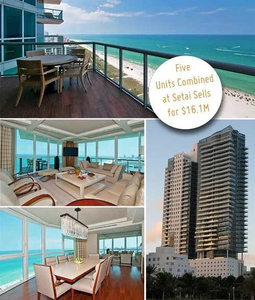 Five Condo Units Combined into One Mega Unit Sold for $16.1 Million at the Setai