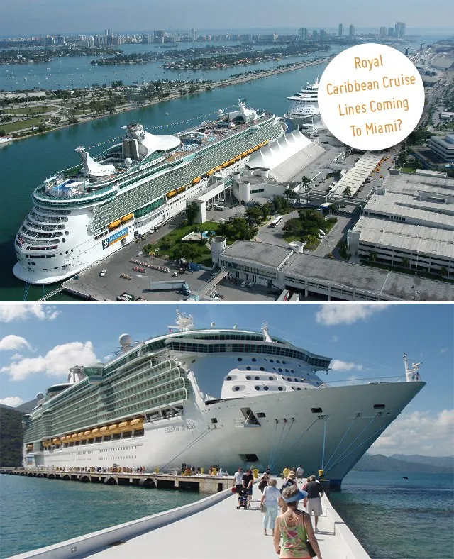 Making Way for New Royal Caribbean Cruise Ship at PortMiami