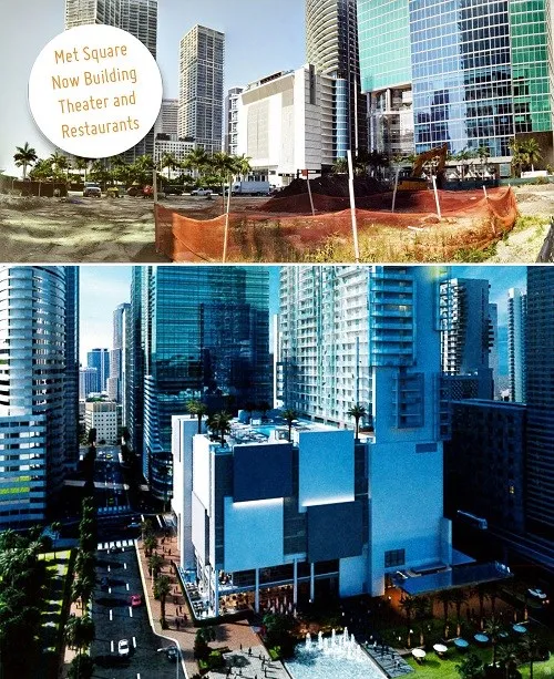 Met Square Now Building Theater and Restaurants on the Site