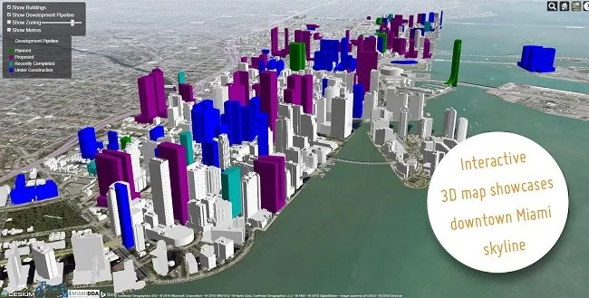 New 3D Map of Downtown Miami Released to Help Visualize Future Skyline