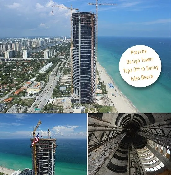 Porsche Design Tower Tops Off and Is Almost Completely Sold