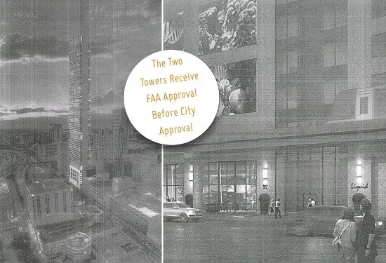 The Two Towers Receive FAA Approval Before City Approval