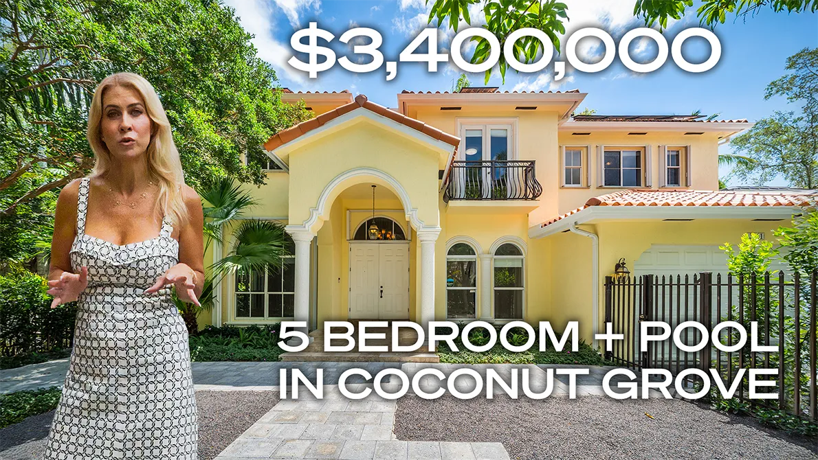 Video Blog - Property Spotlight: Tour this $3.4M, 5-bedroom Cul-de-Sac Home in Coconut Grove