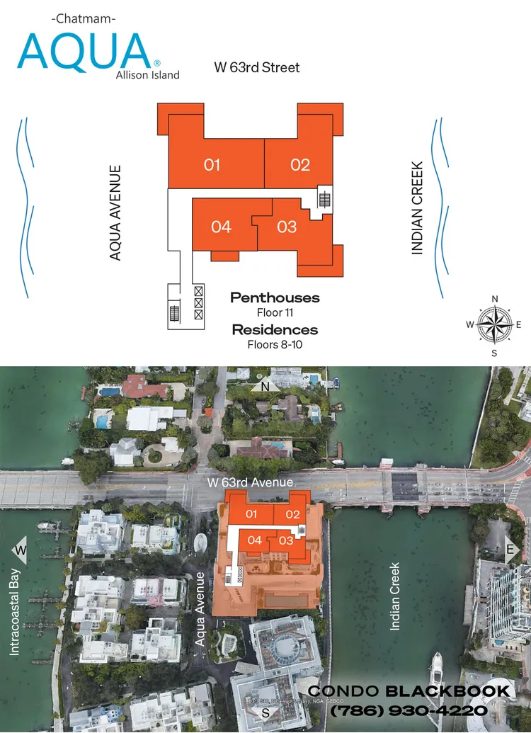 Aqua Allison Island - Chatham Condo floorplans