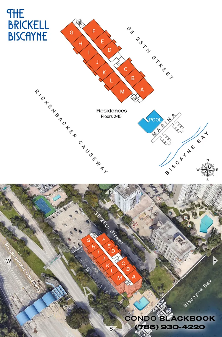 Brickell Biscayne floorplans