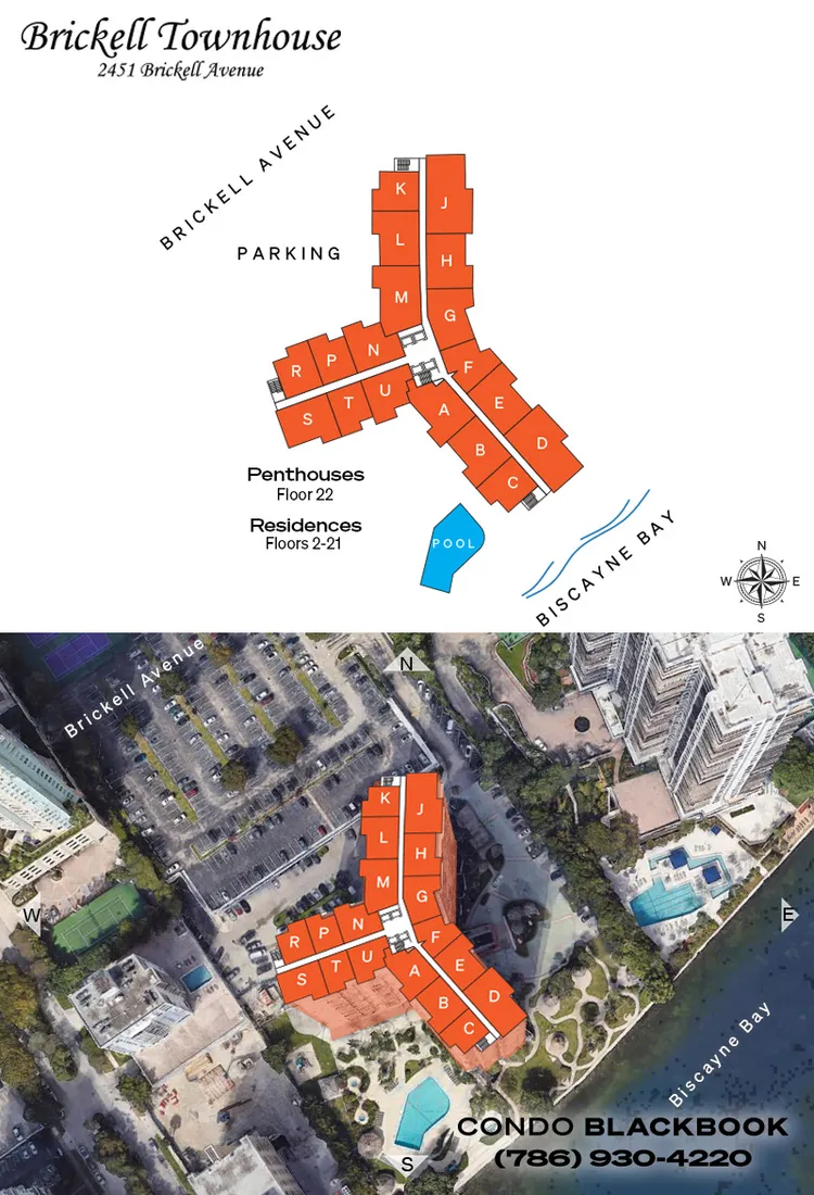 Brickell Townhouse floorplans