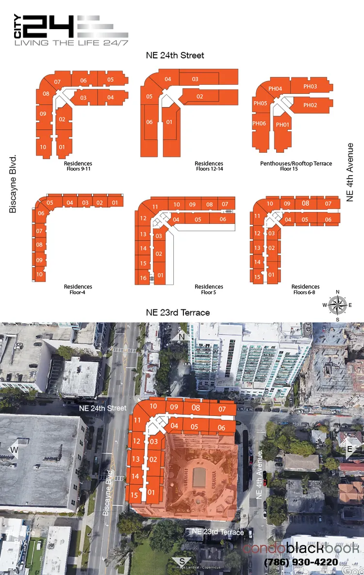 City 24 floorplans