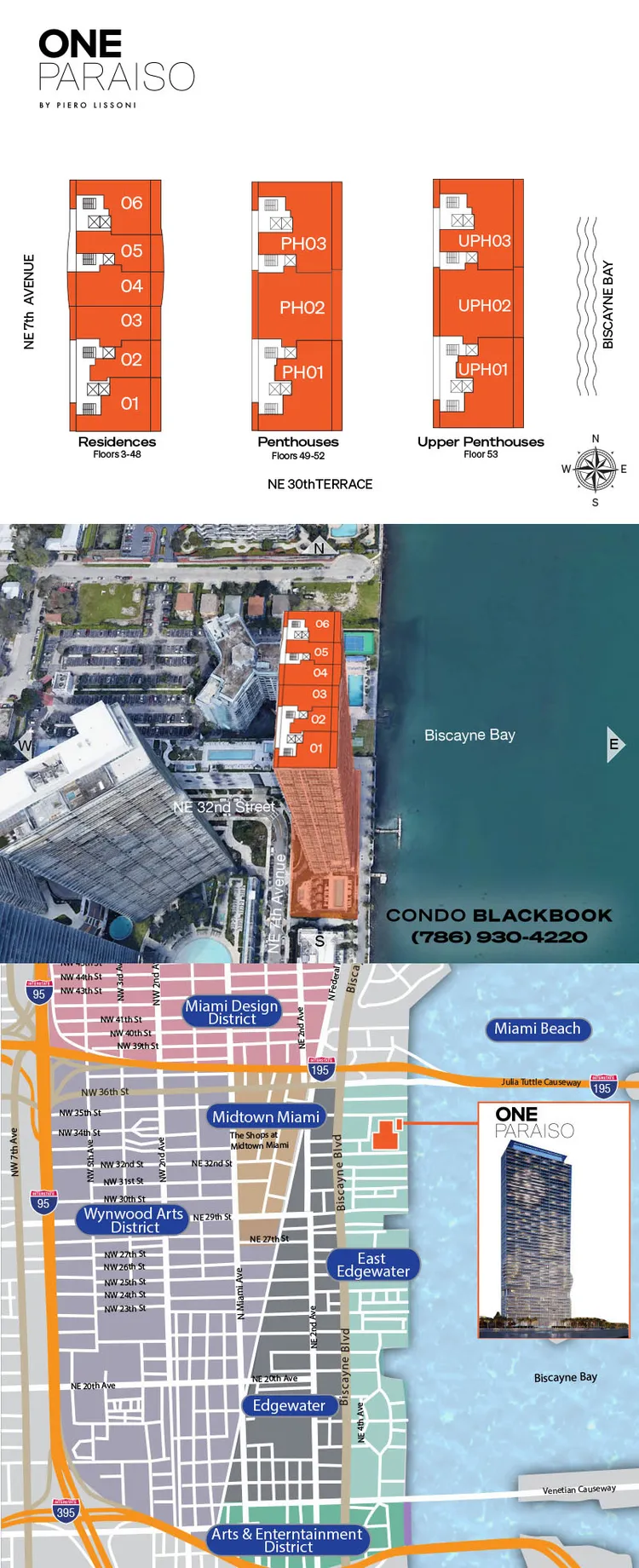 One Paraiso floorplans