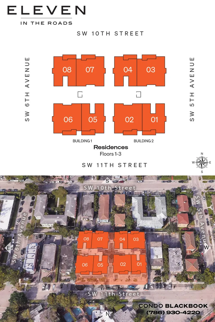 Eleven in the Roads floorplans