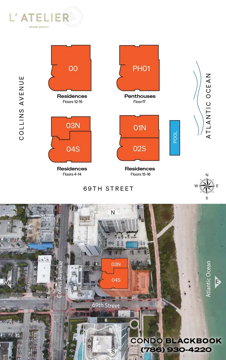 L' Atelier floorplans