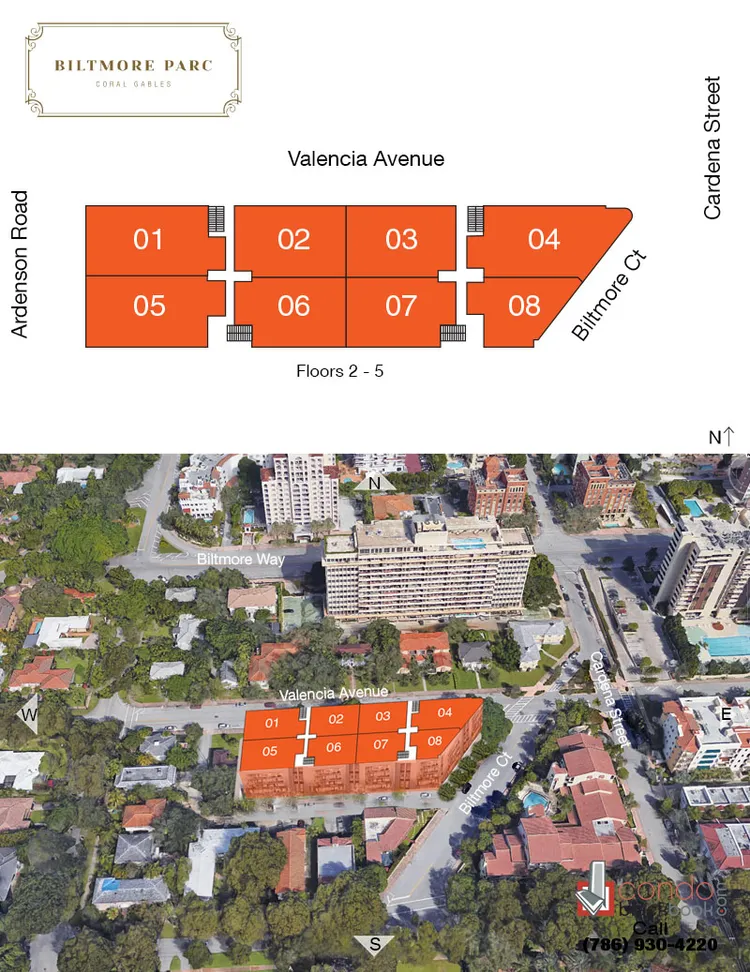 Biltmore Parc floorplans