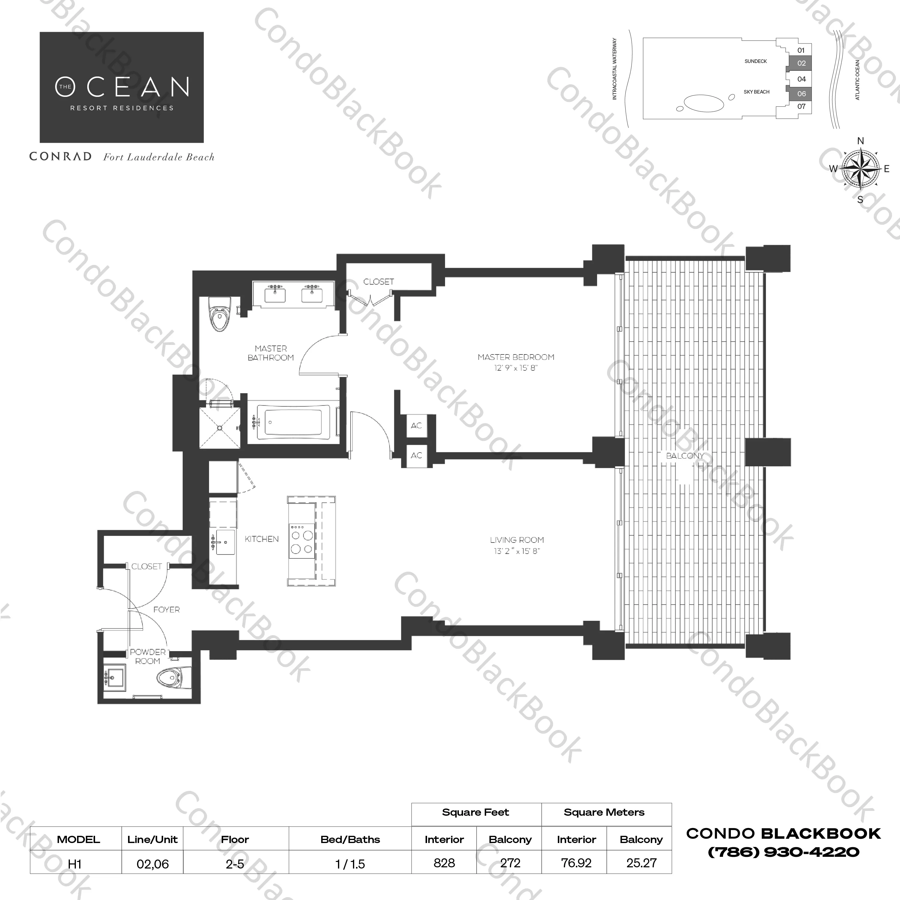The Ocean Resort Residences (Conrad) Unit #R202 in Fort Lauderdale ...