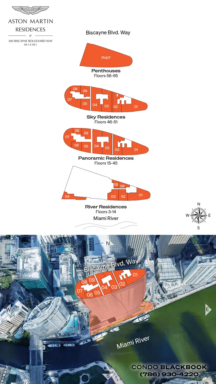 Aston Martin Residences floorplans