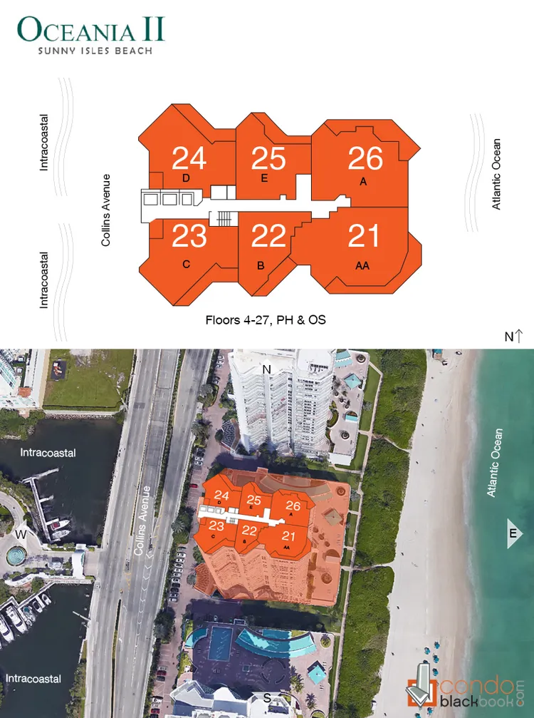 Oceania II floorplans