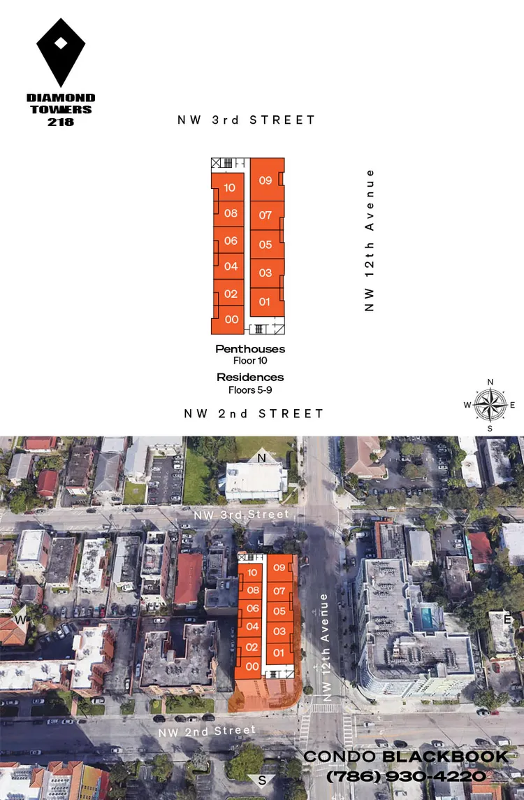 Diamond Tower floorplans
