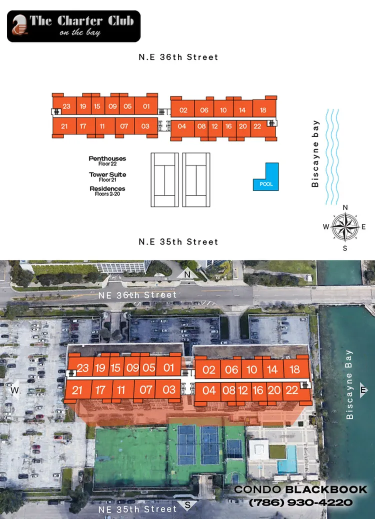 The Charter Club floorplans