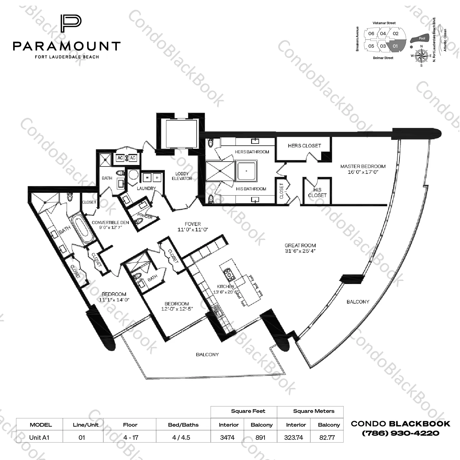 Paramount Fort Lauderdale Unit #702 for Sale in Fort Lauderdale - Fort ...