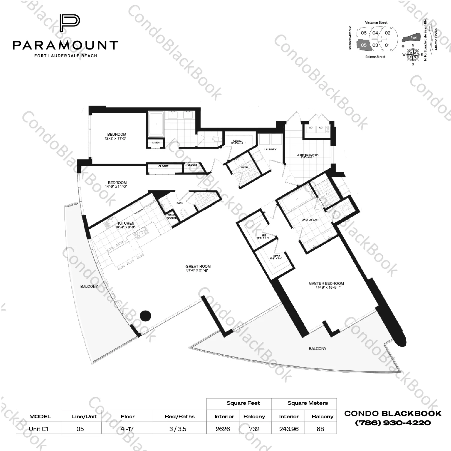 Paramount Fort Lauderdale Unit #705 in Fort Lauderdale - Fort ...