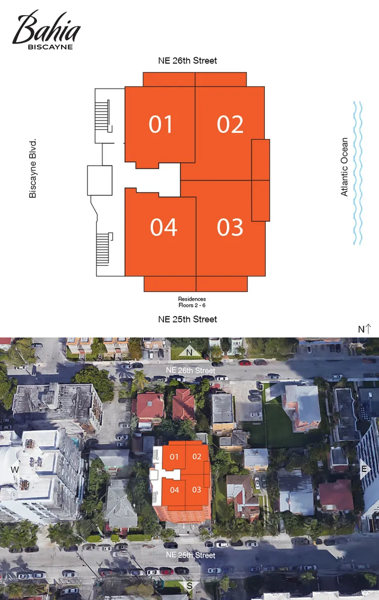 Bahia Biscayne floorplans