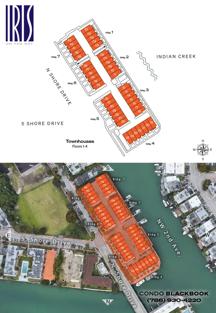 Iris on the Bay floorplans