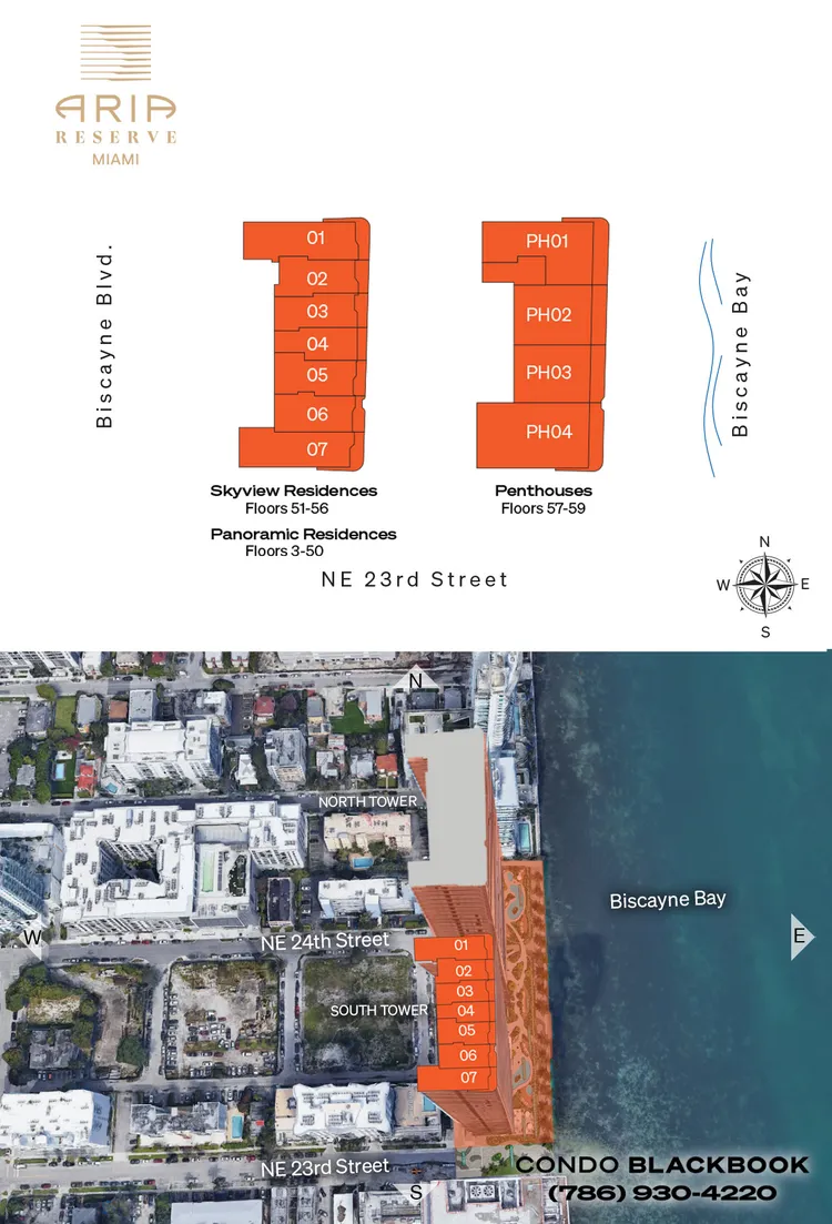 Aria Reserve South Tower floorplans