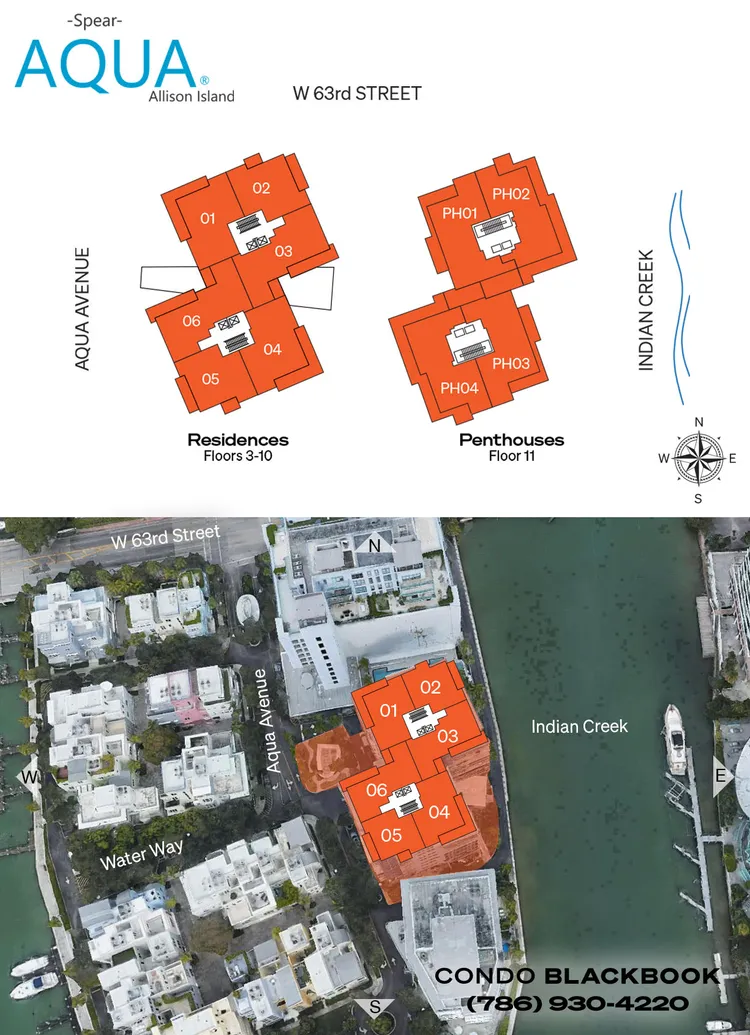 Spear at Aqua floorplans