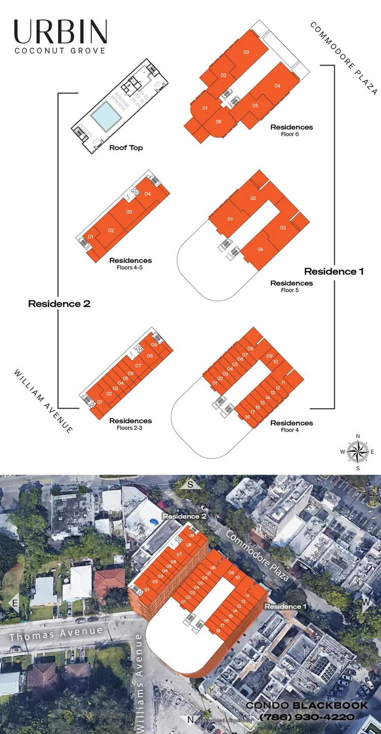 Urbin Coconut Grove floorplans