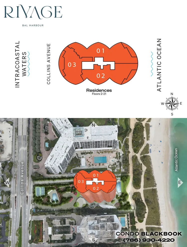 Rivage Bal Harbour floorplans
