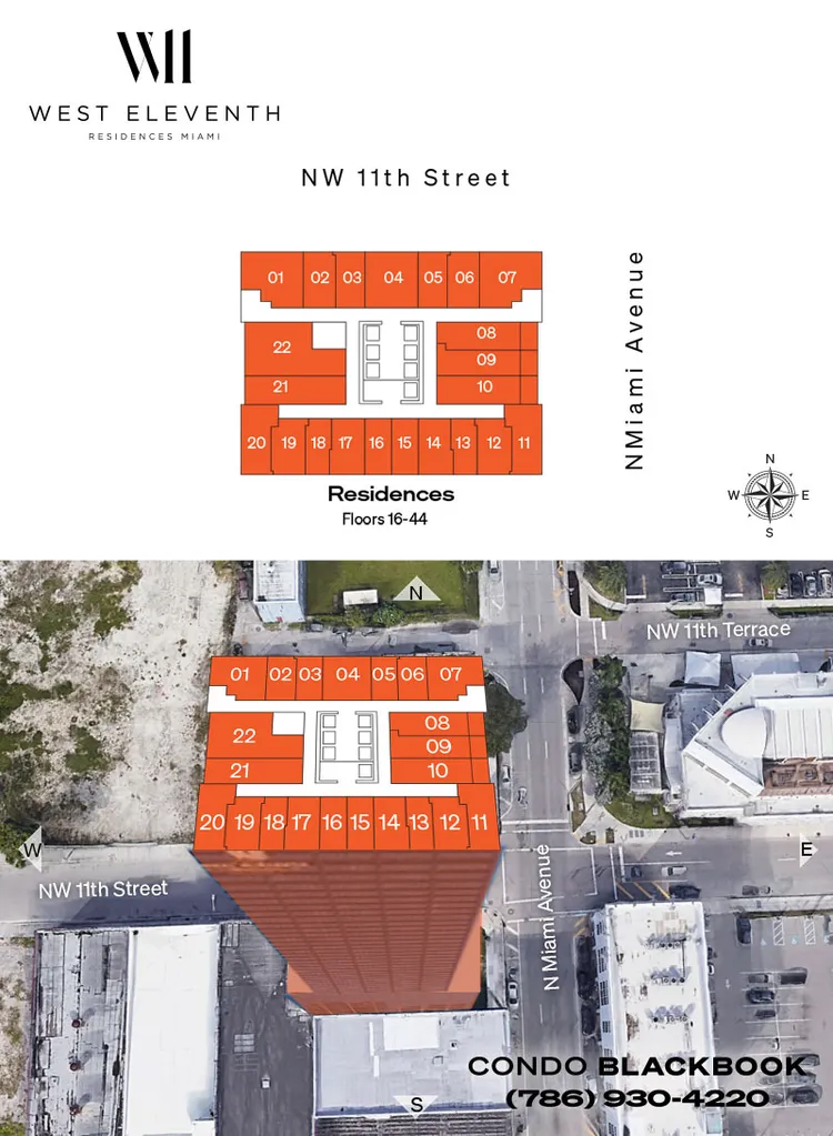 West Eleventh Residences floorplans