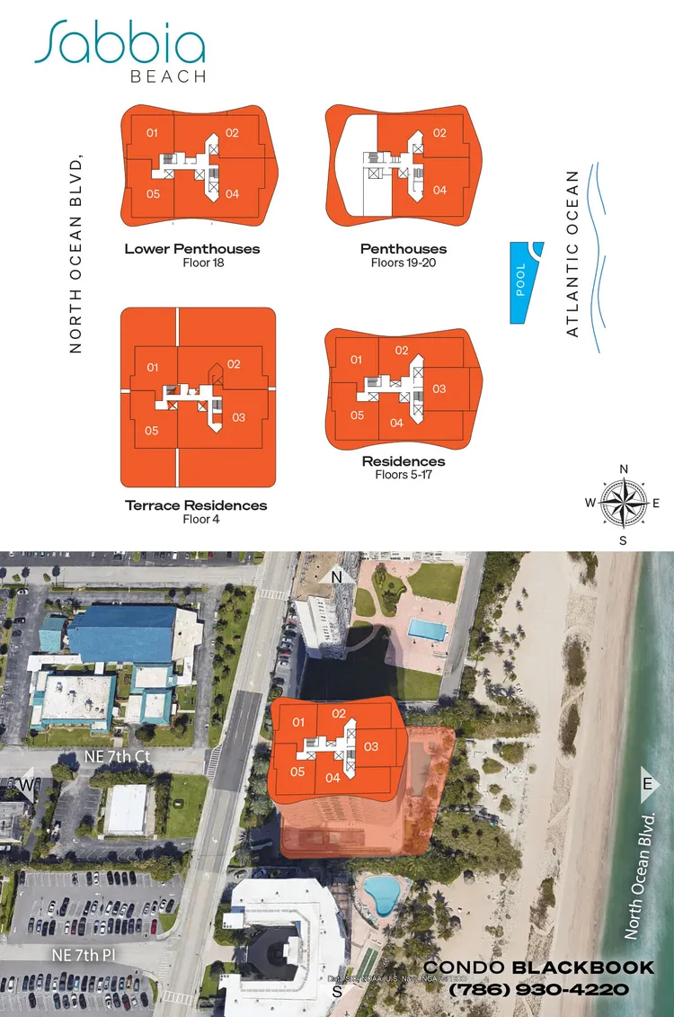 Sabbia Beach floorplans