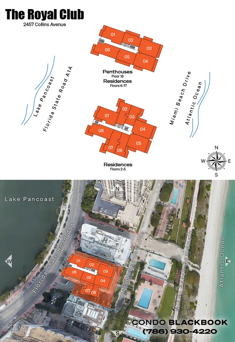 Royal Club Condo floorplans