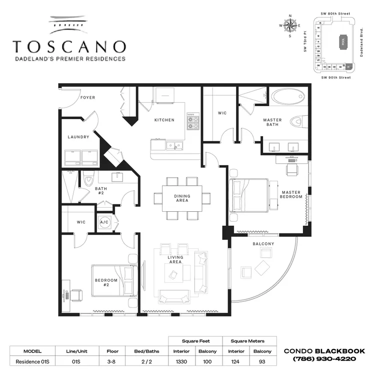 Toscano floorplans