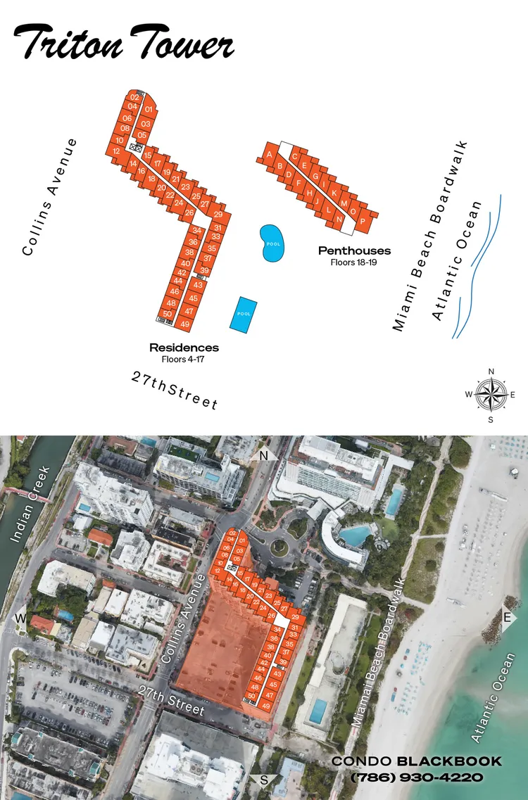 Triton Towers floorplans