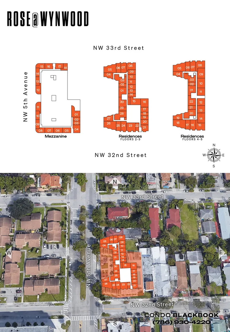 Rosee Wynwood floorplans
