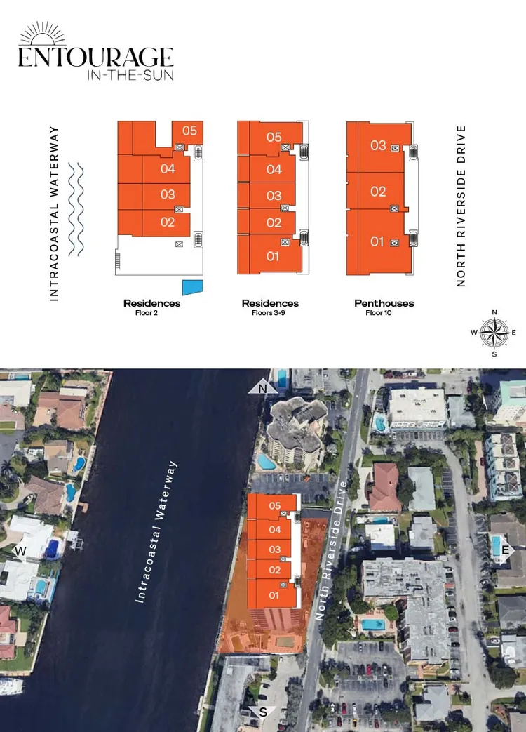 Entourage in the Sun floorplans