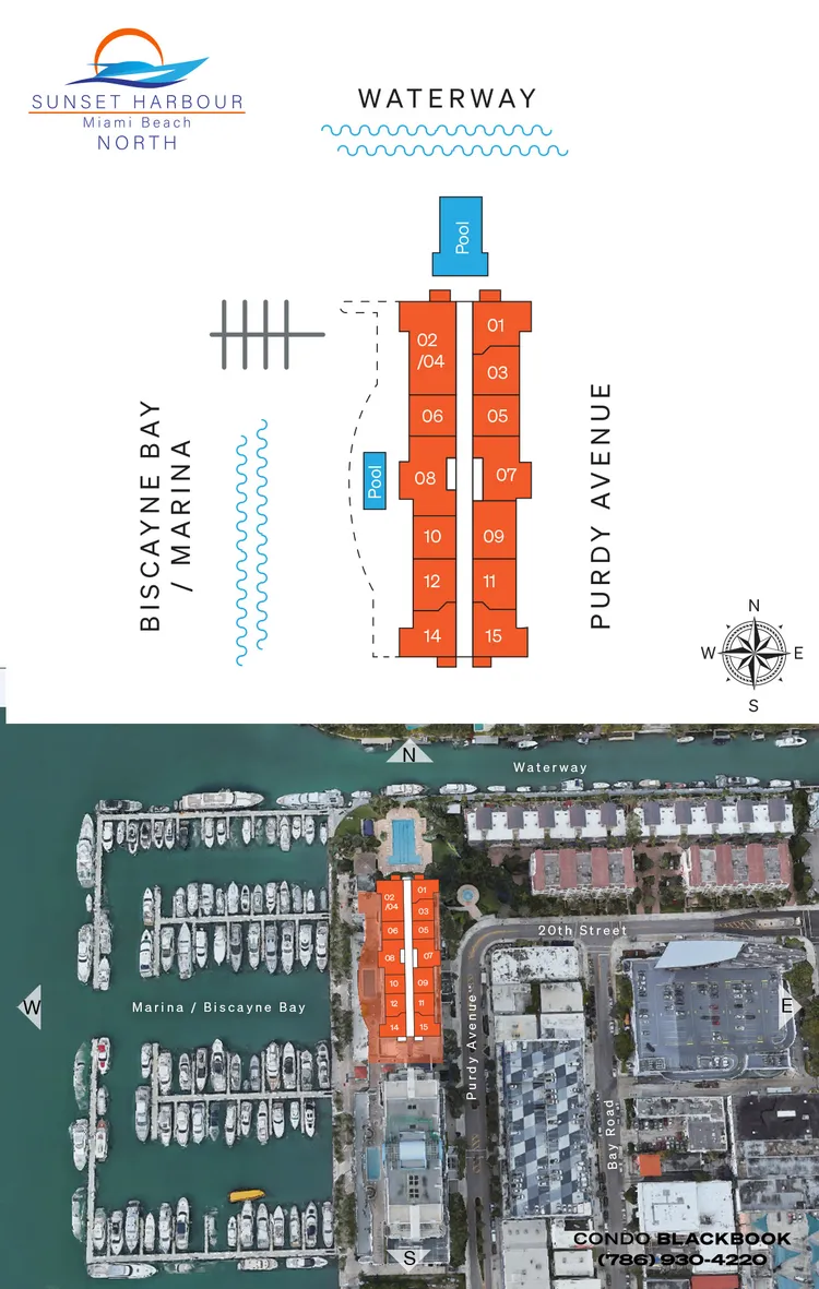 Sunset Harbour North floorplans