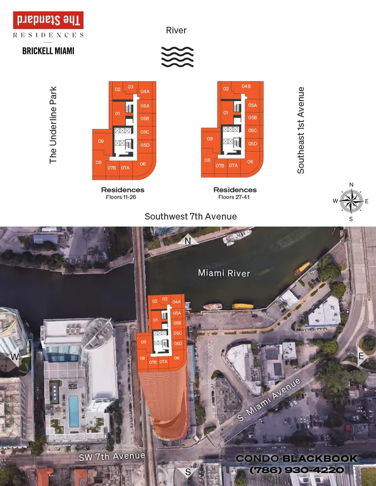 The Standard Residences Brickell floorplans