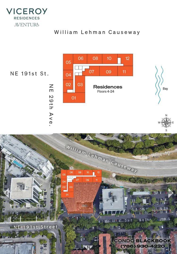 Viceroy Aventura floorplans