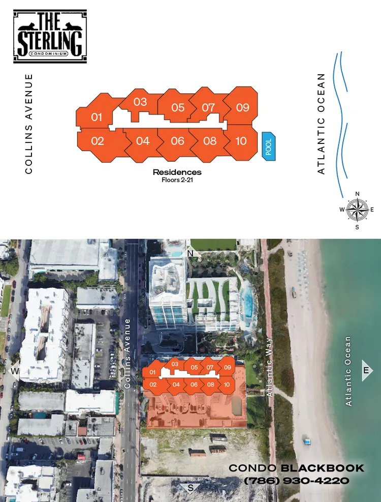 The Sterling Condo floorplans