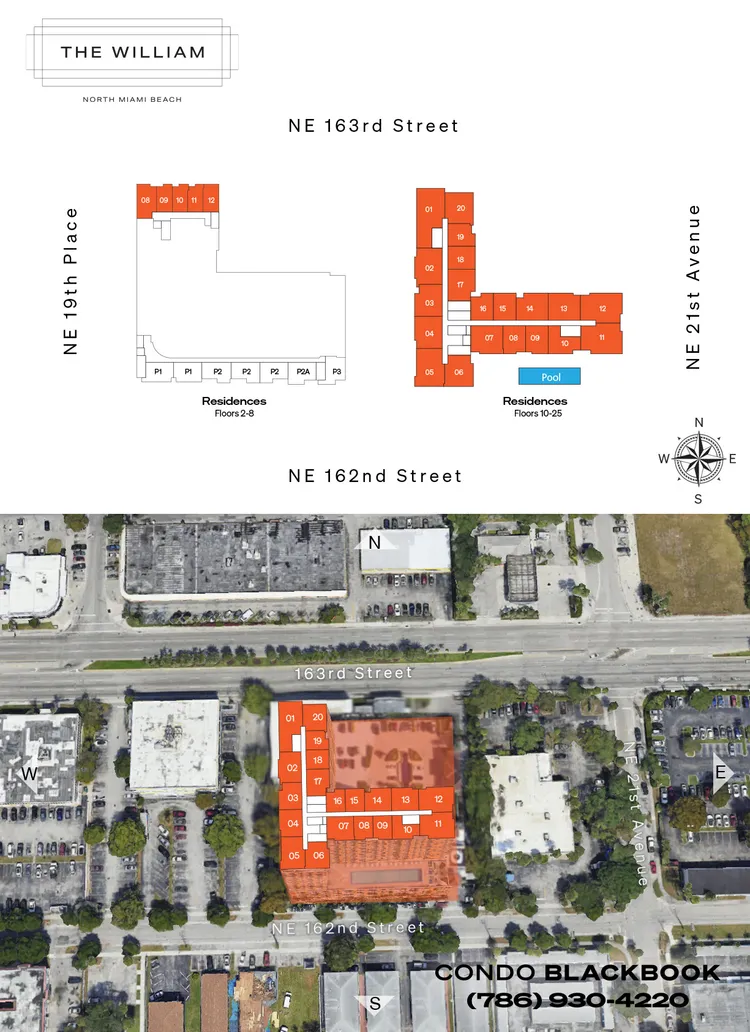 The William floorplans