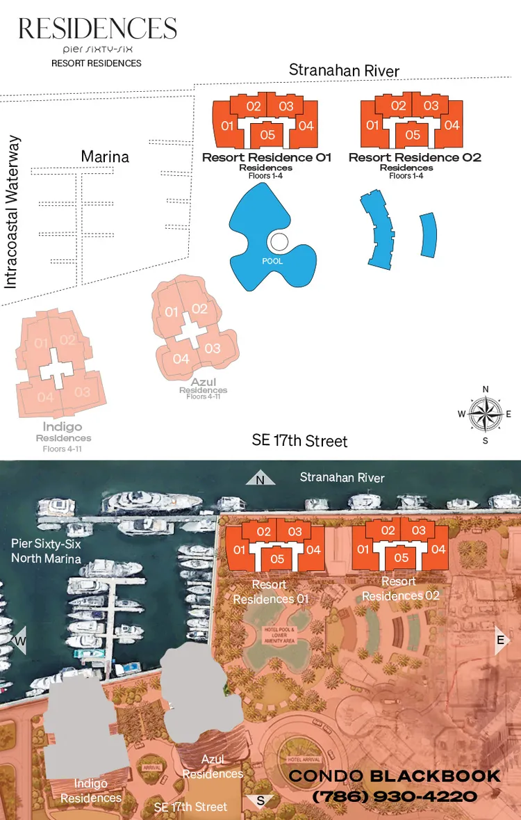 Pier Sixty-Six (Resort Residences) floorplans