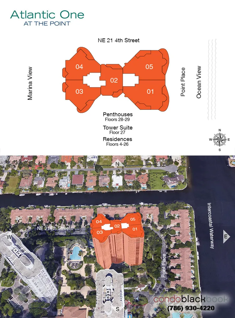 Atlantic I at the Point floorplans