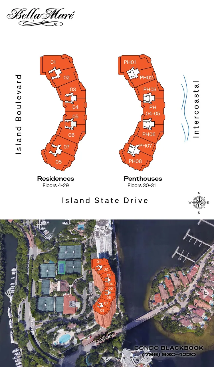 Bella Mare floorplans