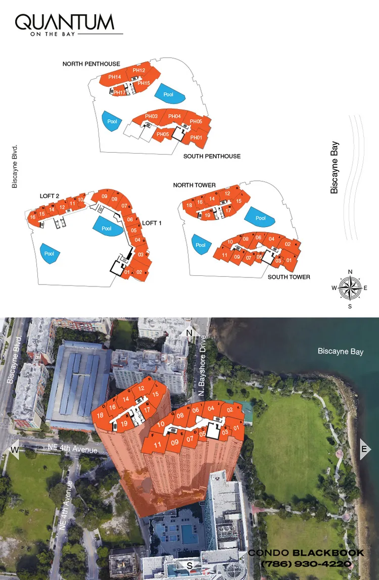 Quantum on the Bay floorplans