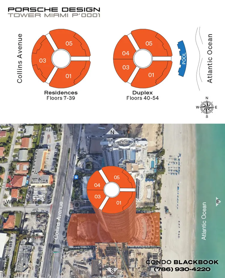 Porsche Design Tower floorplans