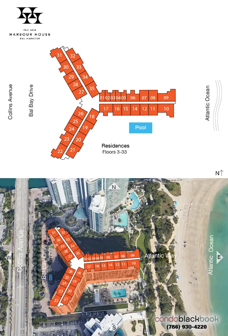 Harbour House floorplans