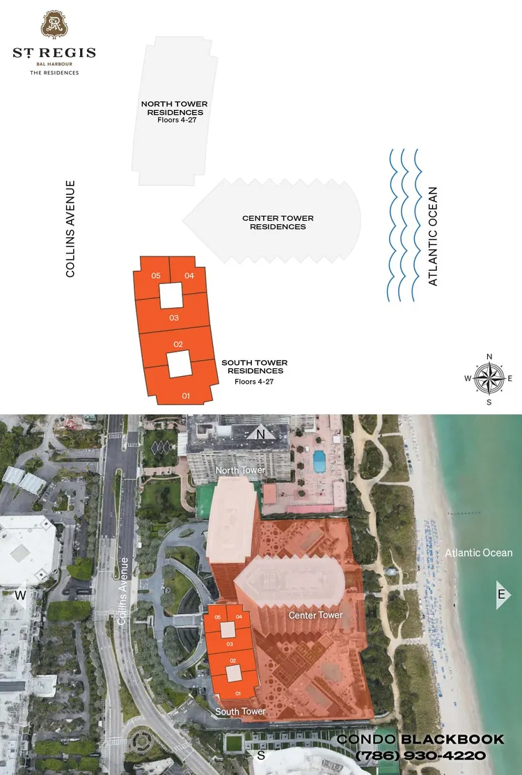 St. Regis Bal Harbour South floorplans